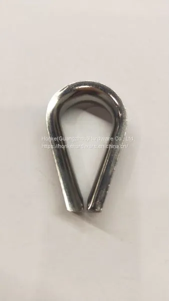 European Type Hot Dipped Electric Galvanized Din Type Wire Rope Thimble photo-2