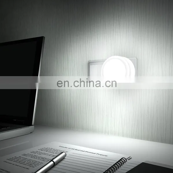 Round Hotel Bedroom Boundary Indoor Remote Control Led Night Light Flat Panel Wall Light Wireless Light photo-5
