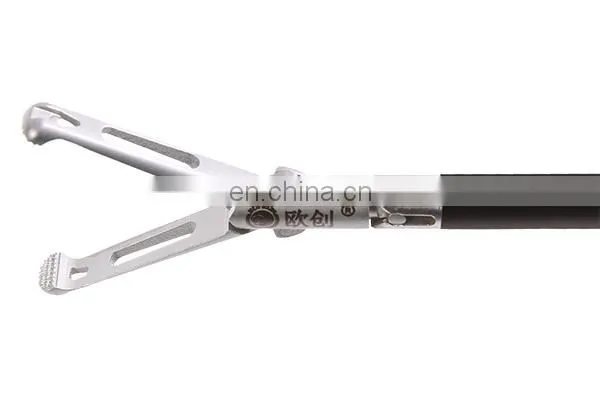 Geyi Reusable Atraumatic Forceps Autoclavable Fenstrated Grasper for Laparoscopy Surgical Instruments photo-5