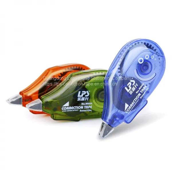 Non-Refillable Yellow Correction Roller With Transparent Dispenser 12m Correction Tape 954 photo-4