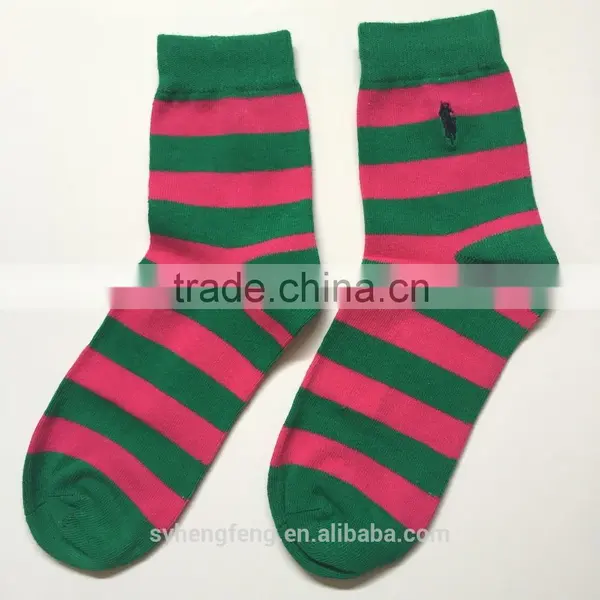 2015 Hot Saling Women Bright-coloured Socks Stripe Sock