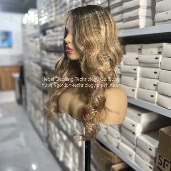 Wholesaler of 6Y14 13x6 Luxury Highlight Human Hair Lace Wig photo-2