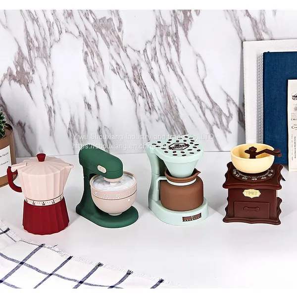 Custom time management kitchen alarm clock coffee machine mechanical countdown 60 minutes student timer