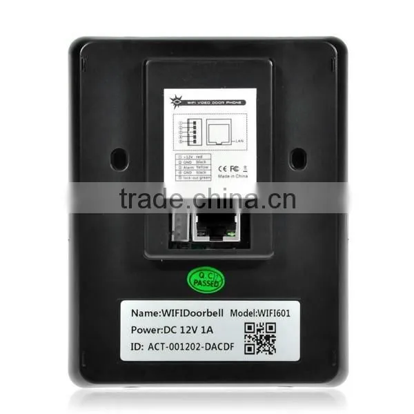 Smash Hit Wireless Wifi Video Door Phone With Wireless Door Bell Indoors Rainproof Cover Motion Detection Alarm Function Support photo-5