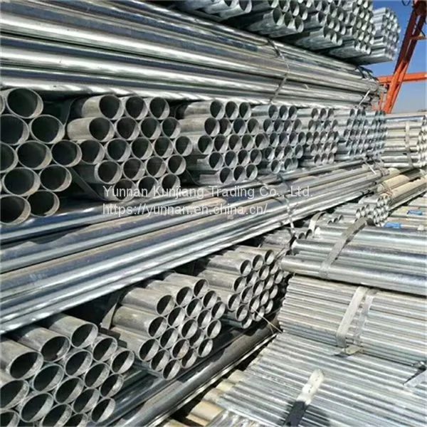 Yunnan Galvanized Steel Pipe Wholesale Q235 Hot Dip Galvanized Steel Pipe Greenhouse Vegetable Steel Pipe Specifications Are Complete photo-5