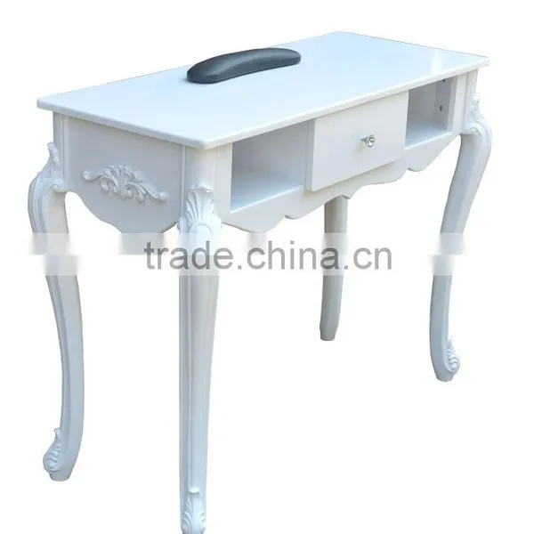 ShiKang Beauty Modern White Manicure Table With Exhaust Fan photo-3