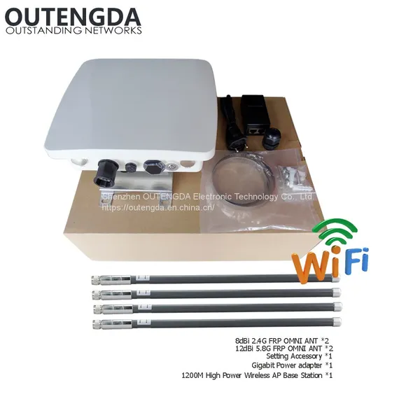 802.11AX WIFI6 3600Mbps Outdoor Wieless Access Point Dual Band 2.4&5.8GHz Outdoor POE Router For Farm Outdoor IP67 Waterproof AP Router photo-3