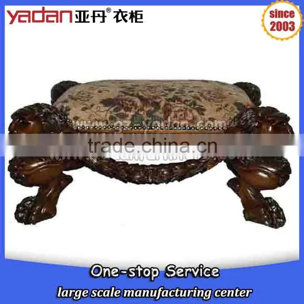 Antique Wooden Dresser Stool Bedroom Stool for Home/hotel Use photo-6