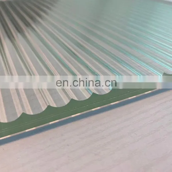 Ribbed Laminated Tempered Glass Fluted Laminated Glass 5+5mm or 6+6mm photo-5