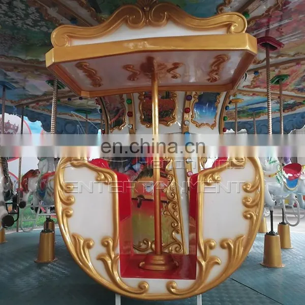 Attractive Games Funfair Outdoor Kids Playground Carousel Ride for Sale photo-2