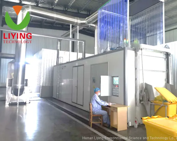 Medical Waste Disposal Equipment With Microwave Disinfection