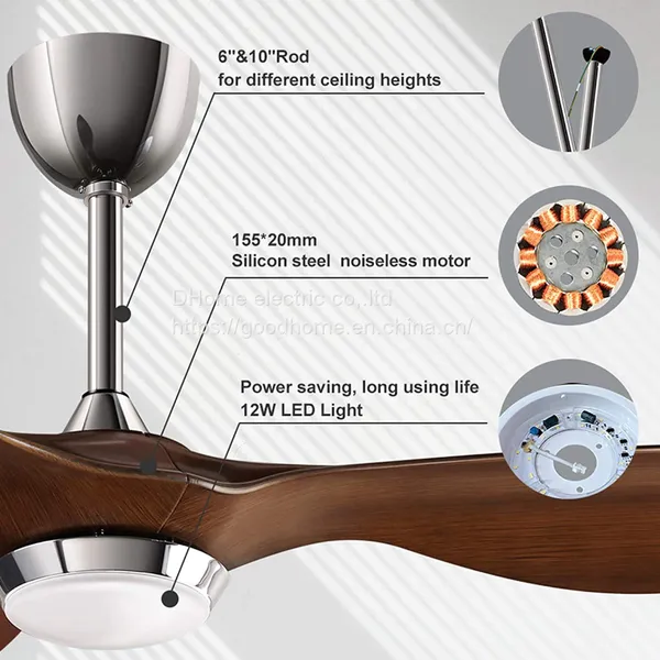 Ceiling Fan Light 52 Inch High Air Volume/Electric Fan Light（Wechat:13510231336） photo-5