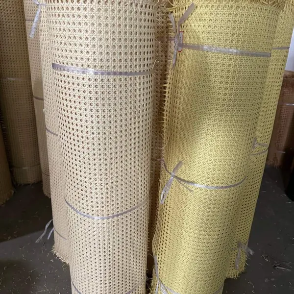 Factory Plastic Rattan Cane Webbing pe Rattan Weaving Mat Rolls for Furnitures photo-5