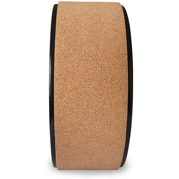 High Quality Yoga Wheel Customized High Density Cork Yoga Wheel for Balance Training photo-2
