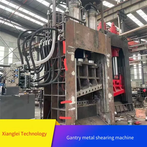 Y-180 Gantry Metal Shearing Machine With Convenient Feeding. Supplied by Xianglei Technology, Copper Compression Hydraulic Gantry Shear photo-2