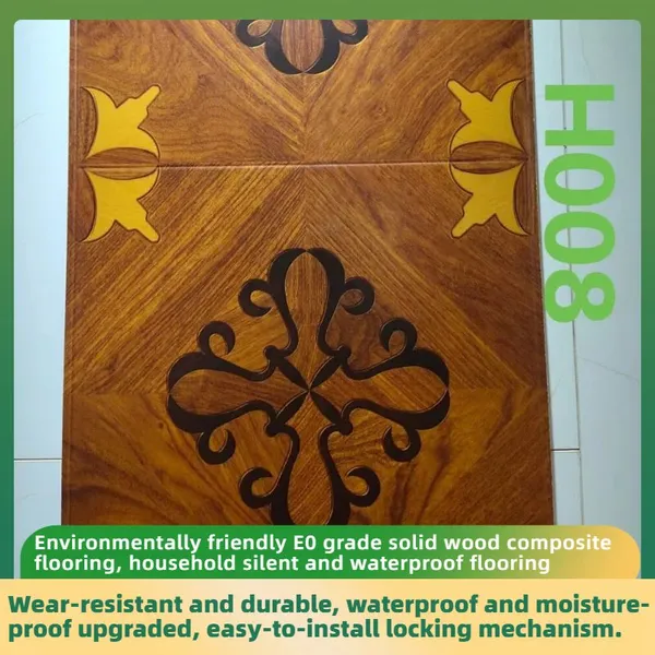 High Wear-resistant Click-lock Flooring, Special Wood Flooring for Hotel and Apartment Projects