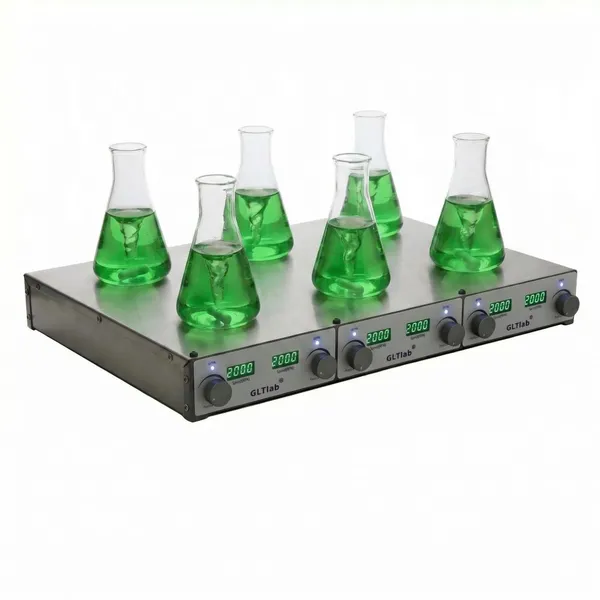 Digital 6-channel Magnetic Stirrer photo-4