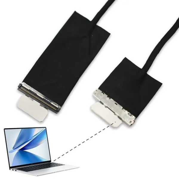 Micro Coax LVDS Cable 42AWG 30 Pin 0.5mm 100mm Cable Saaembly for Embedded Display Drone photo-2