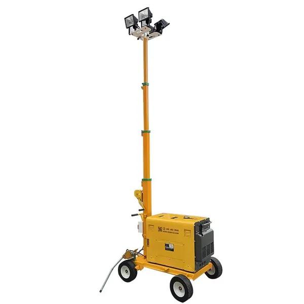 Low Noise Diesel Generator Powered Mobile Outdoor Light Tower photo-5