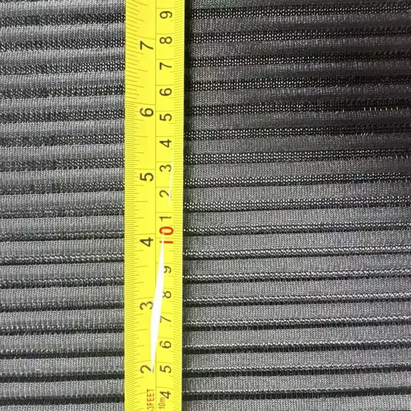 5MM Black 3D Stripe Spacer Fabric Weight of 550GSM With Great Burst Strength for Military Industry photo-5