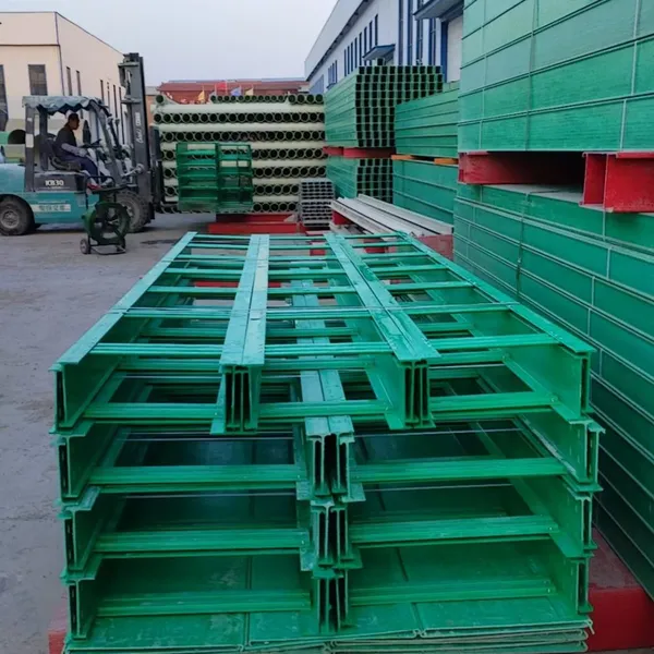 Closed Type Hot Dip Galvanized Steel Fiberglass FRP Cable Tray With Cover for Management