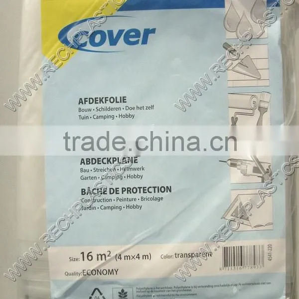 Plastic Sheet for Floor Covering,dust Sheet photo-3