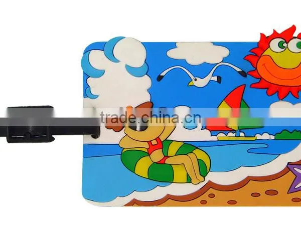 Custom Printing Pvc Luggage Tag Wholesale photo-3