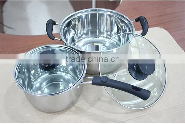 Cookware Set 2016 Cooking Pot Stainless Steel Soup Pot With Handles photo-4