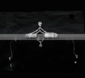 Best Selling Wholesale Wedding Hair Jewelry Crystal Crown Headband For Sale photo-2