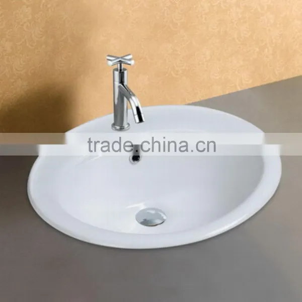 China White Ceramic Bathroom Vanity Basin photo-2