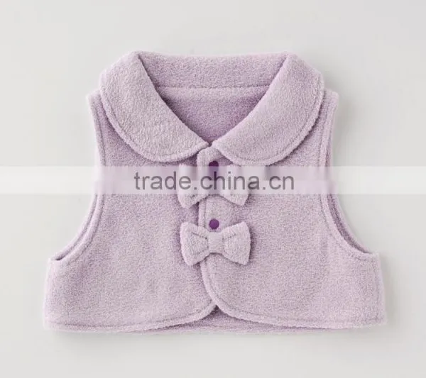 Japanese Wholesale Products High Quality Cute Ribbon Baby Vests Winter Clothes Kids Wear Toddler Clothing Children Infant photo-2