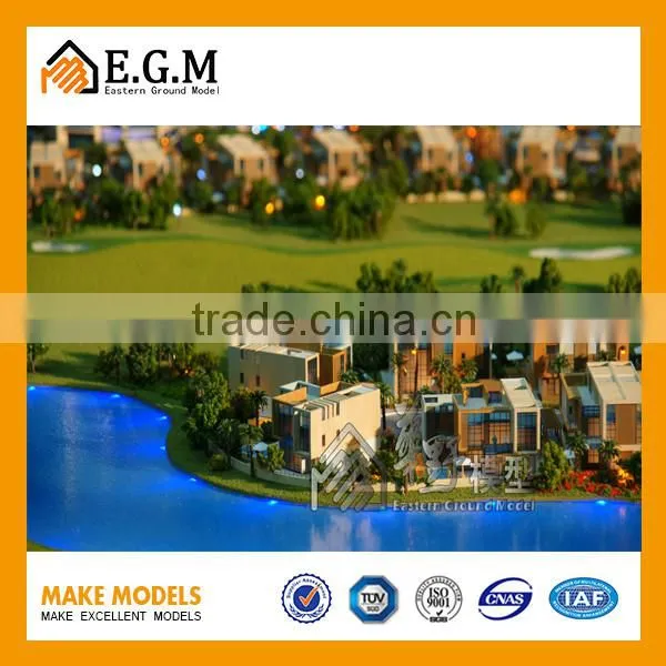 Custom Townhouse Architectural Building Scale Model for Sale