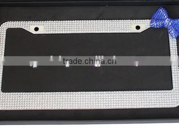 Rhinestone License Plate Frames Bling Crystal License Plate Frames photo-4
