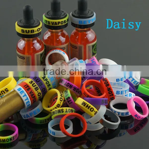 USA Hot Sale Decorative and Protection Glow in the Dark Silicone Vape Band Customized Logo Service Vape Band Design Your Logo photo-5