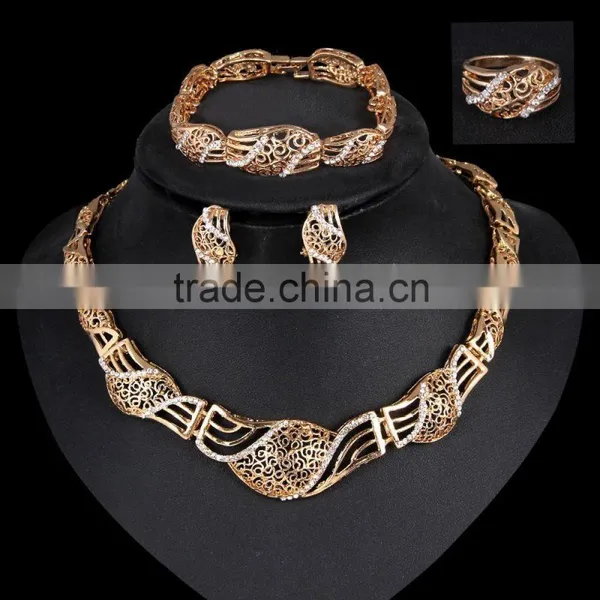 2016,Direct Wholesale Costume Jewelry China Good Pakistani Gold Jewelry Sets photo-2