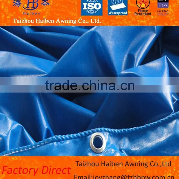 Various Colors Waterproof PVC Tarpaulin With Metal Eyelets photo-3