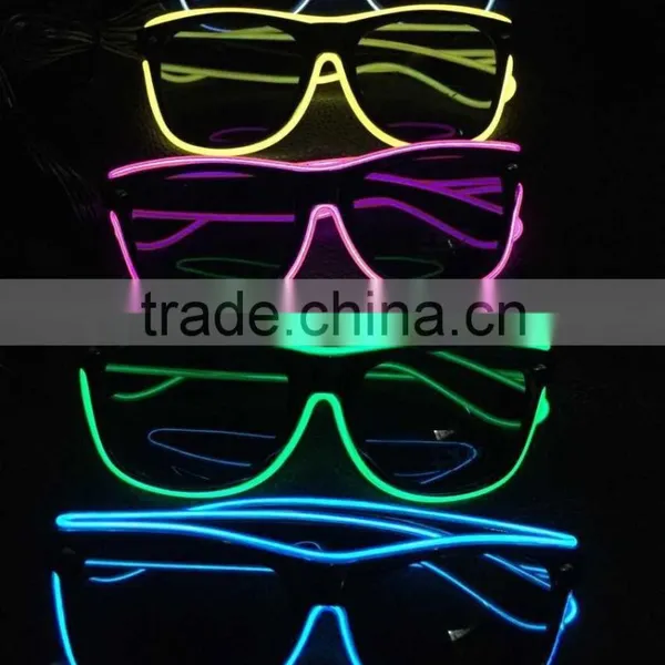 Factory Wholesale Led Flashing Light Glasses Shutter Party el Glasses for Christmas Halloween Decoration photo-5