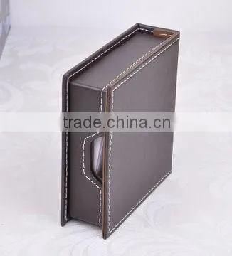 High Quality Custom Handmade Leather Memo Pad Box photo-4