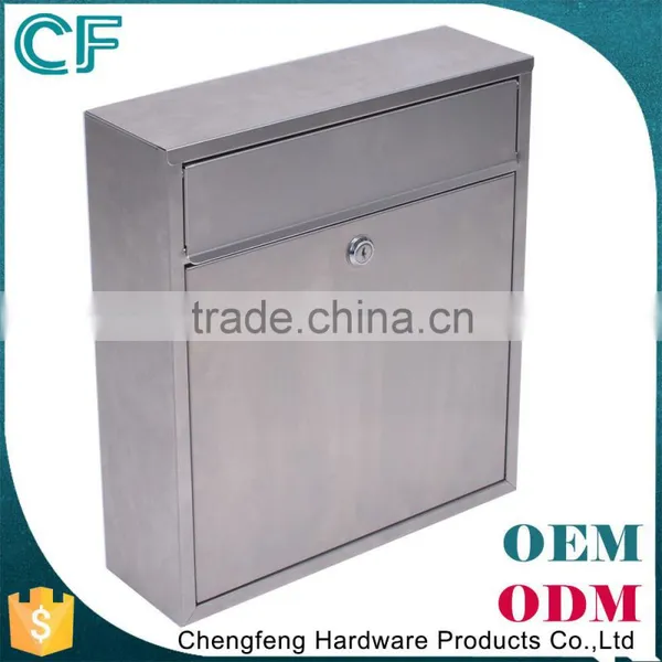 Apartment Wall Hanging Stainless Steel Wall Mounted Letter Box photo-2