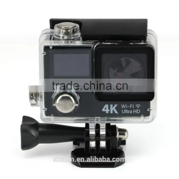 Dual Screen Waterproof Full HD 1080p WiFi Sport Camera 4K 25fps With Wireless Remote Bracelet photo-3