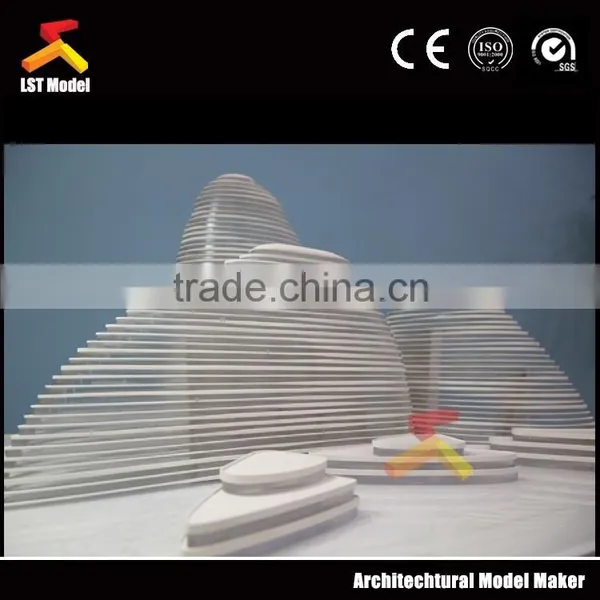 Custom Made Architectural Model Scale With Landscape Palm Tree photo-4
