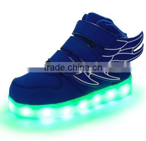 Kids Girls Boys LED Light Sneakers Luminous Casual Flashing Usb Charger Led Shoes photo-5