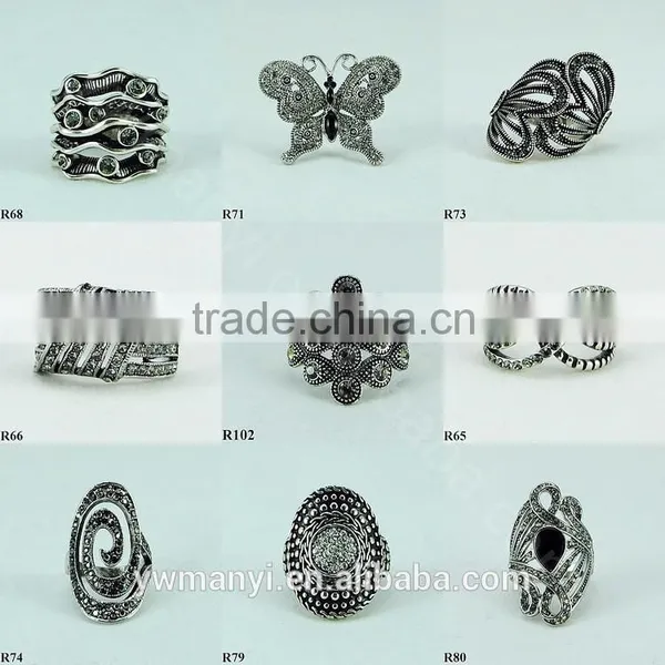 Hot Selling Fashion Jewelry Manufacturer China Direct Skull Ring Men R20 photo-4