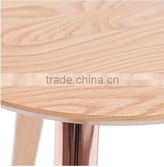 Modern Metal-on-wood Design Phoenix Side Table photo-3