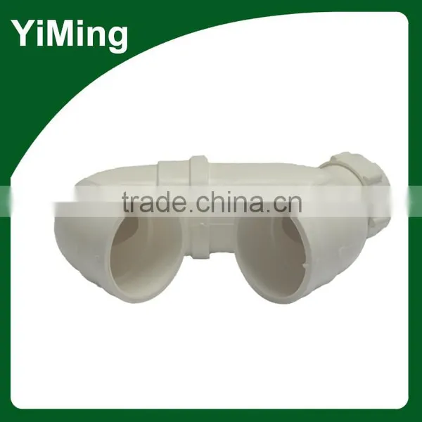 YiMing Pipe Junction Pvc s Type Trap Checking Hole Gutter Fittings Wholesale Price photo-2