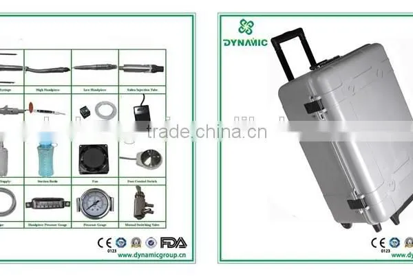 CE/FDA Approved DU-893 Dental Equipment for Dentist Portable Delivery Unit Cart Suitcase photo-2
