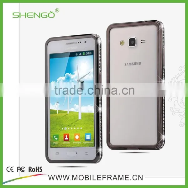 Newest Design Hot Selling Diamond Metal Bumper Phone Case for Samsung G530 photo-4