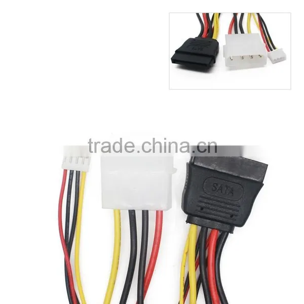 Sata Cable 15 Pin to 4 Pin Big & 4 Pin Mini Signal Light Power Cable photo-3