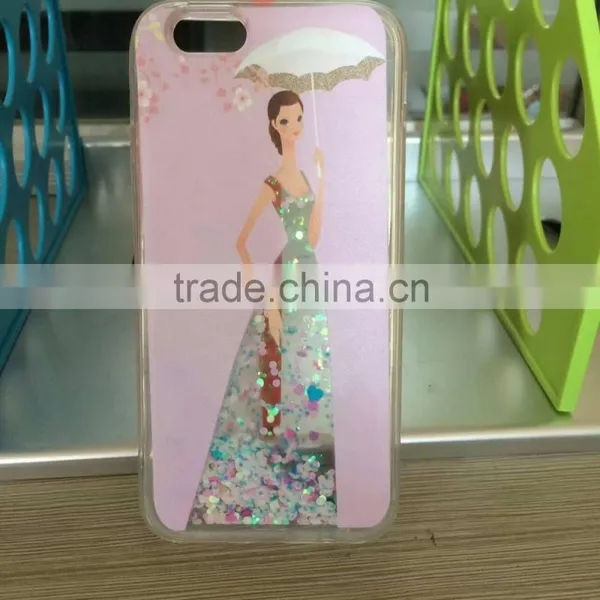 Liquid Glitter Stars Bling Moving Latest Design TPU Case Cover For IPhone & Samsung photo-3