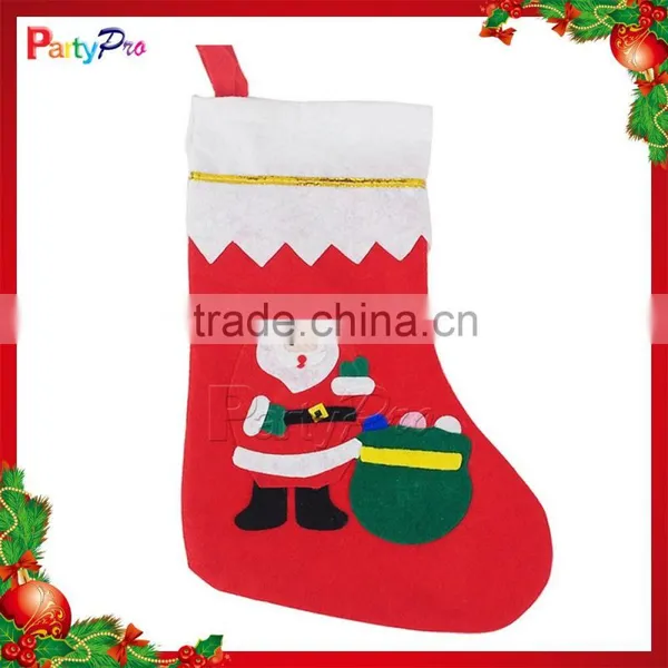 2015 New Design Customized Colorful Decorative Felt Christmas Stocking photo-3